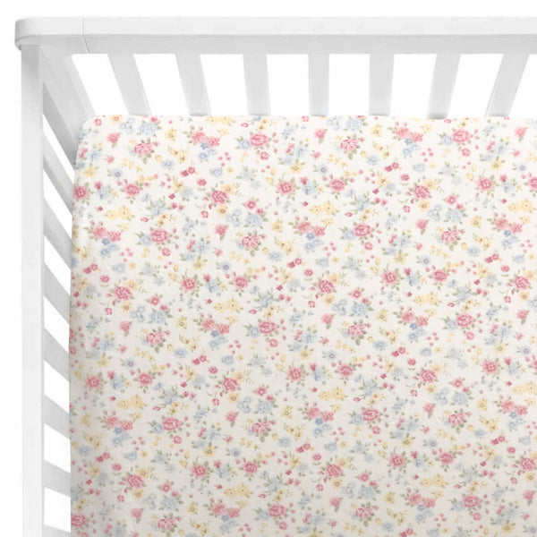 Dainty Floral Cot Sheet