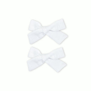 White Linen Schoolgirl Pigtail Set